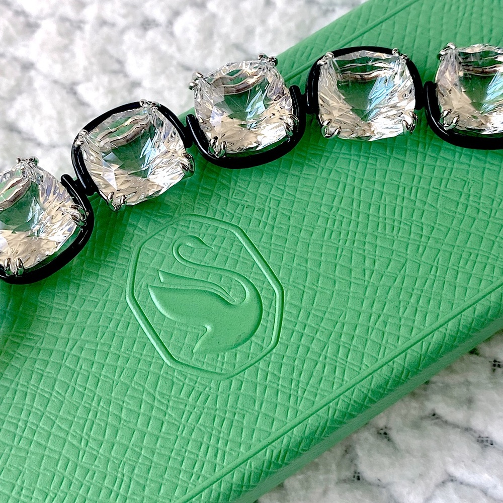 Swarovski “Harmonia” Cushion Cut Crystal Flex Bracelet - Picture 5 of 17